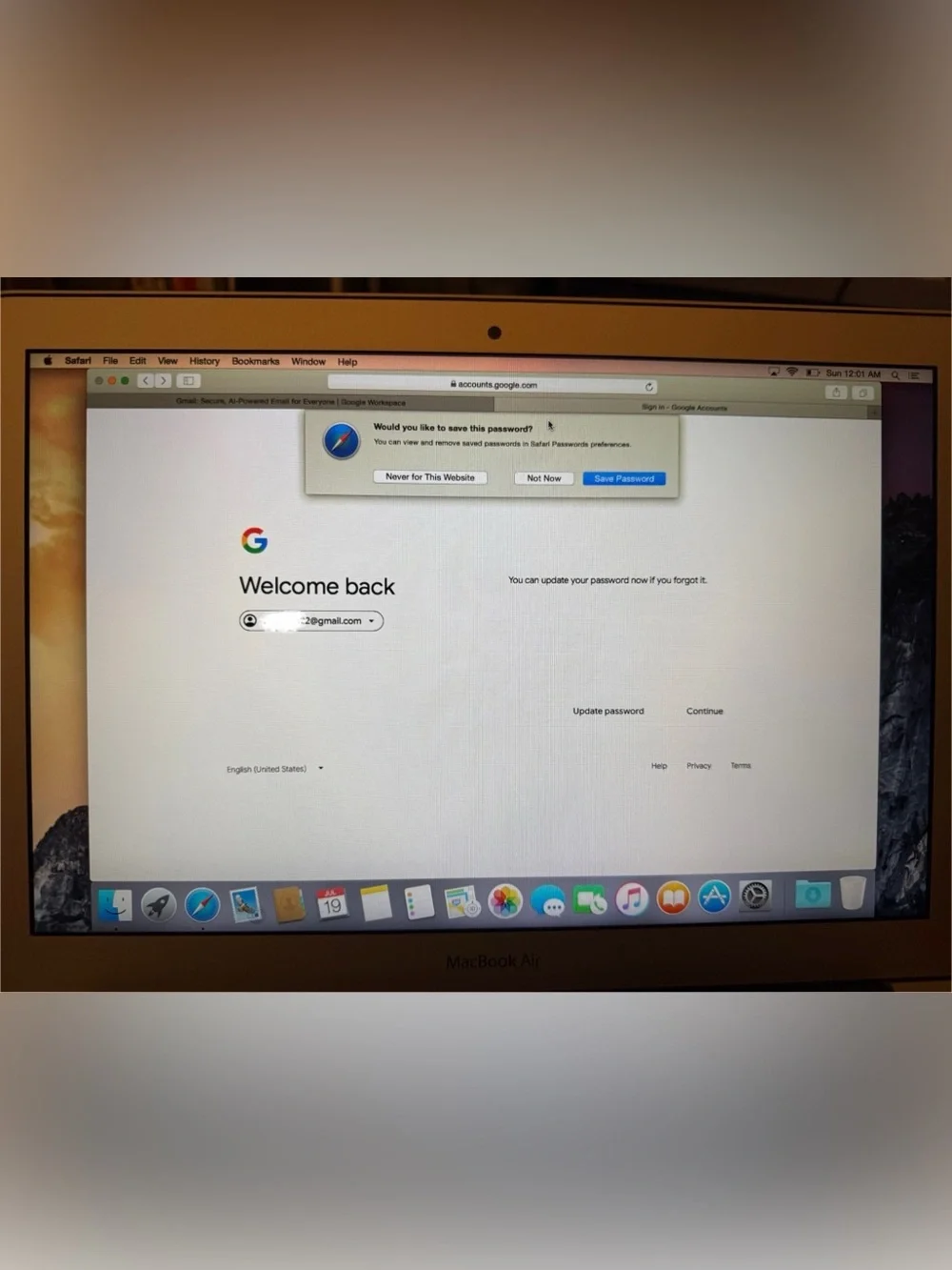 Apple MacBook Air Silver with Mint Green Keyboard Cover